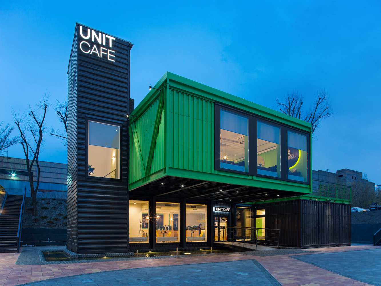 Quán Cafe Container UNIT - Quán Cafe ấn tượng - Thiết kế Minh Kiệt Cafe
