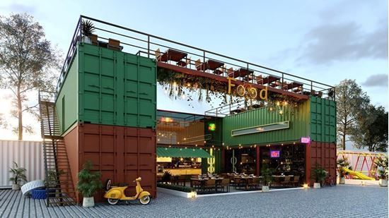 Thiết kế quán Cafe Container - Ý tưởng Cafe độc đáo - Minh Kiệt Cafe