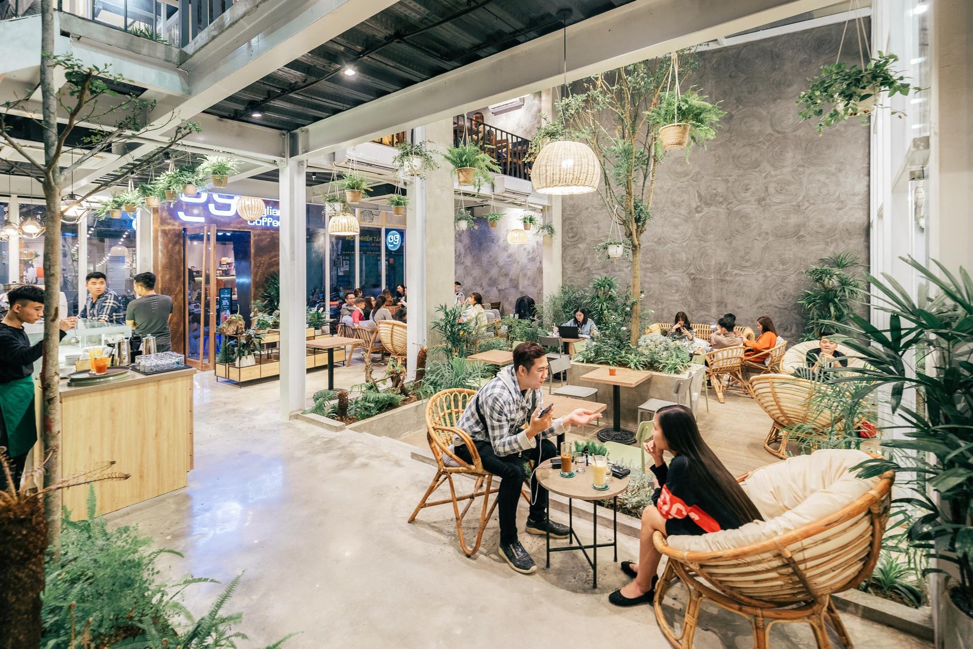 Thiết kế quán cafe đẹp, ấn tượng - 30 mẫu thiết kế quán cafe độc - lạ 2020